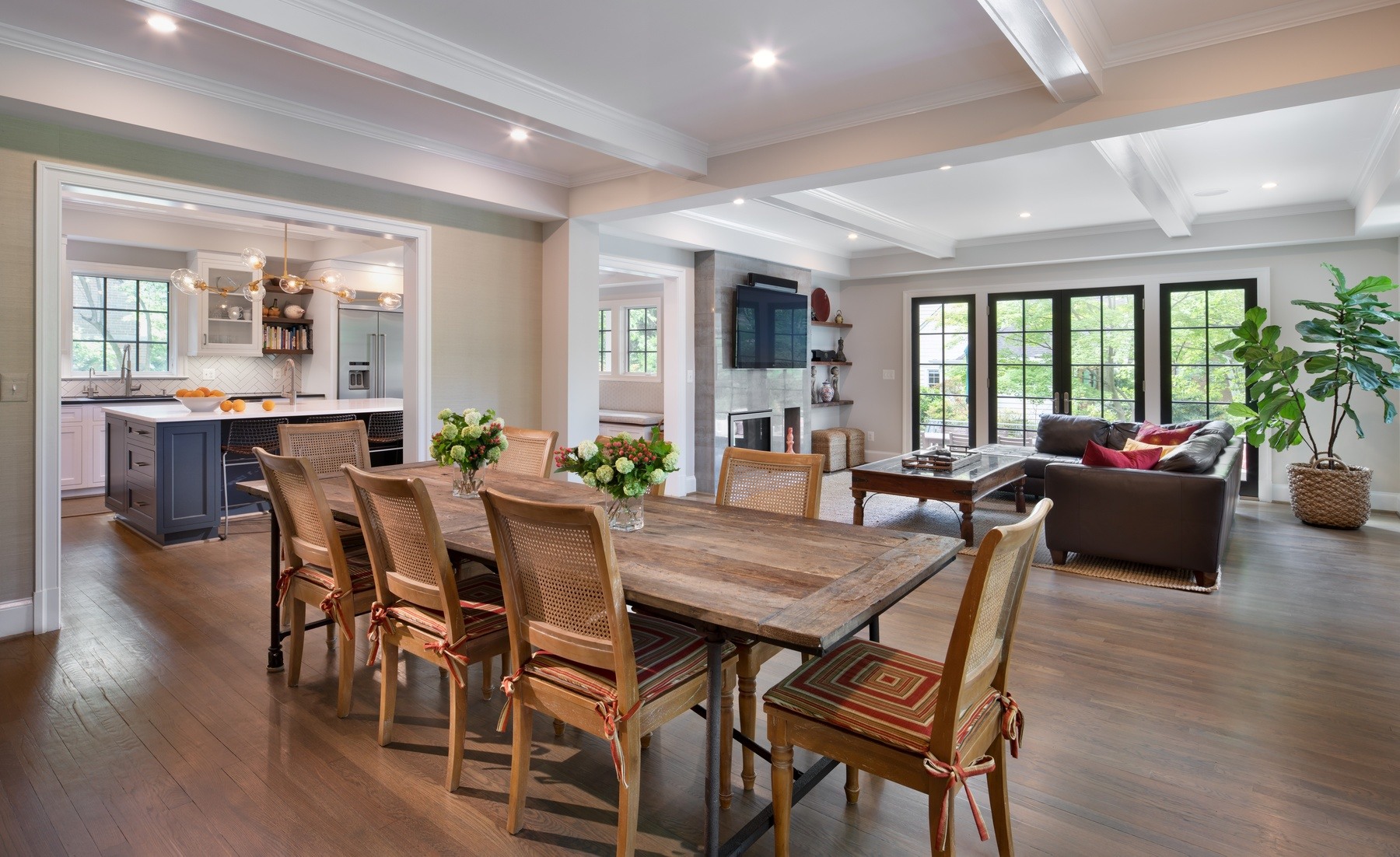 Somerset kitchen addition with open concept design and modern finishes