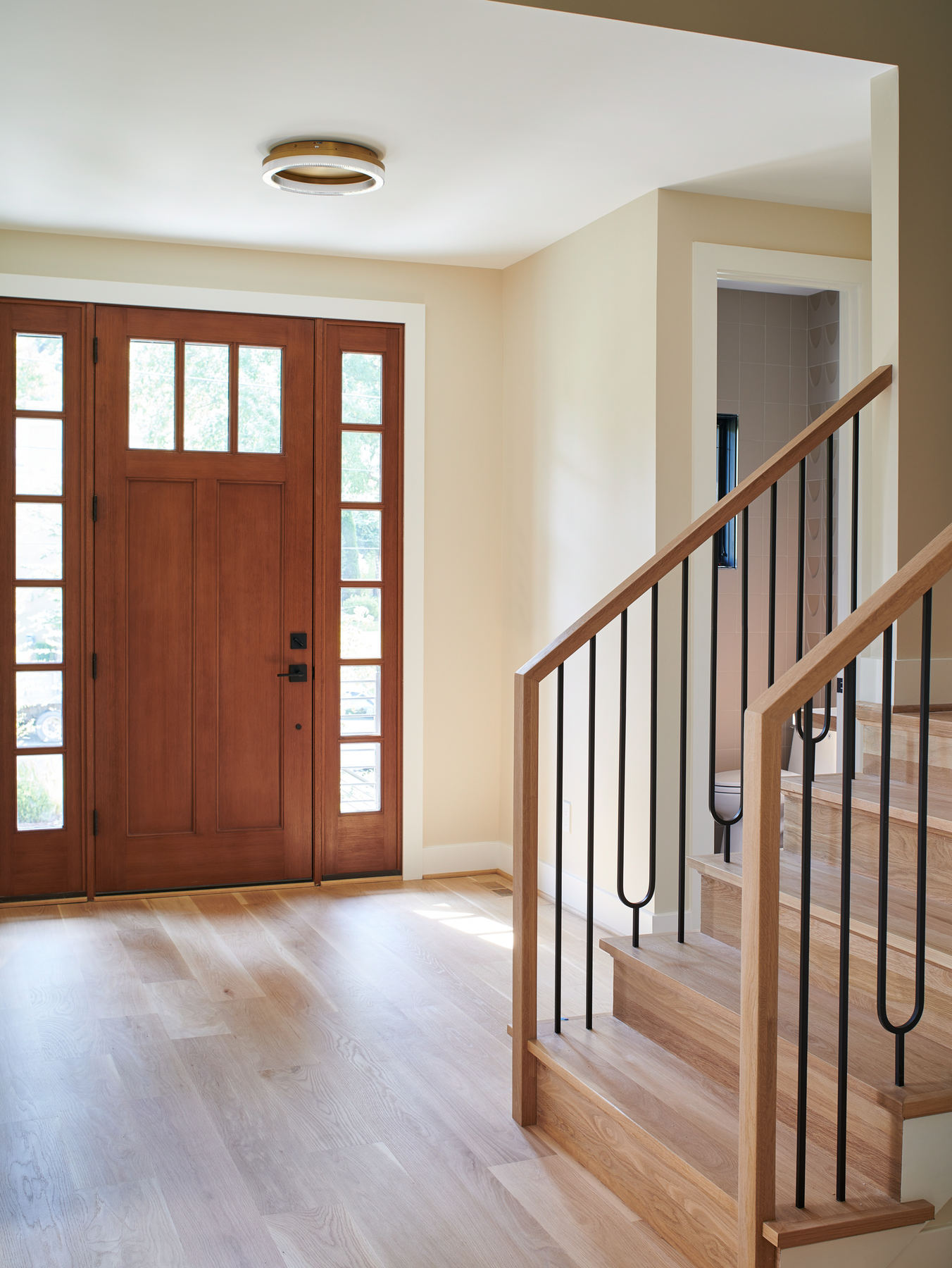 Western Avenue custom home interior featuring sophisticated design and luxury finishes