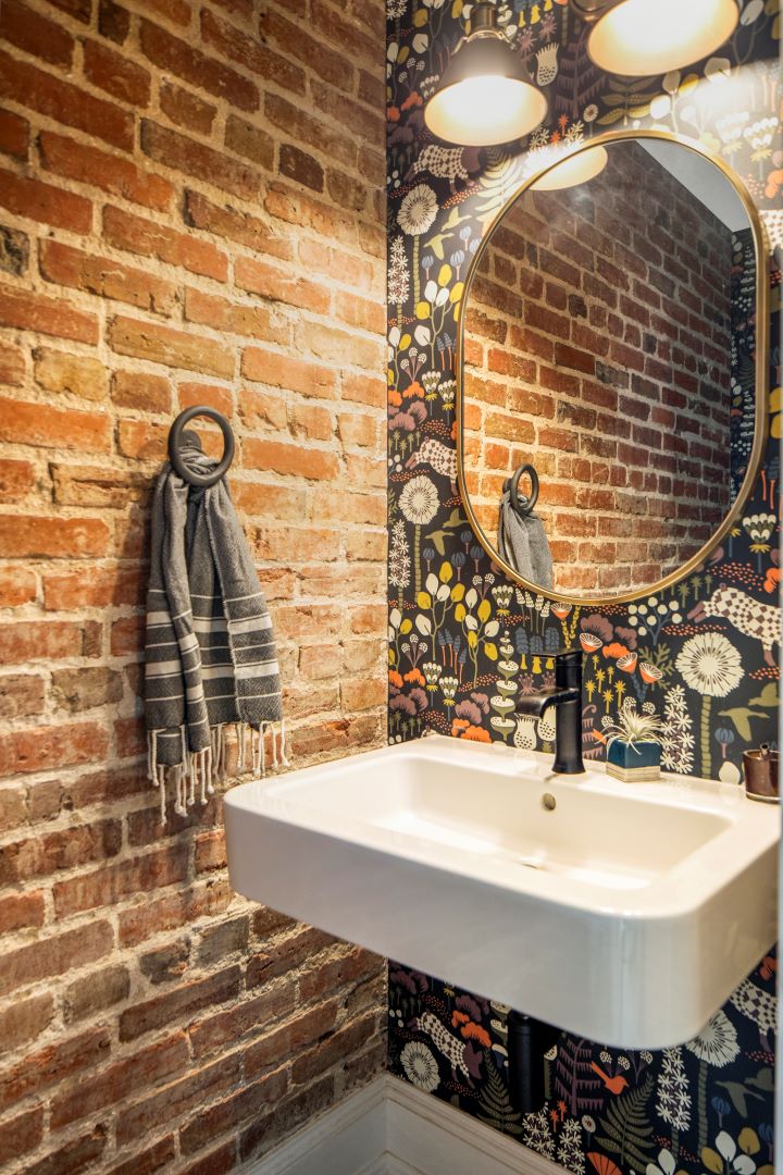Renovated Glover Park bathroom showcasing modern design, quality materials, and careful attention to detail in DC rowhouse addition