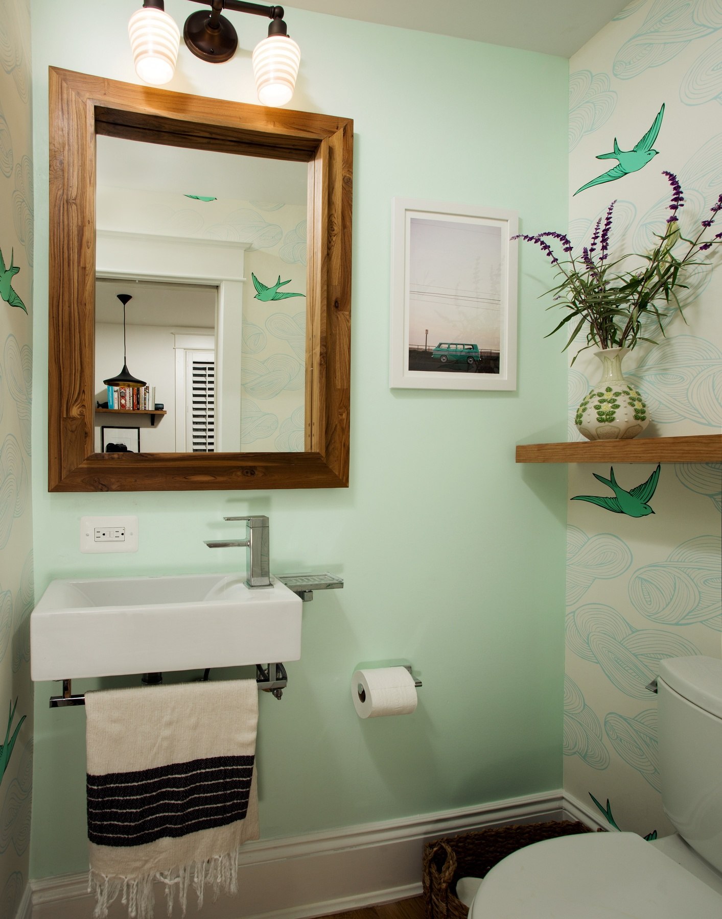 Bathroom storage solutions with period-appropriate hardware and finishes that complement historic character