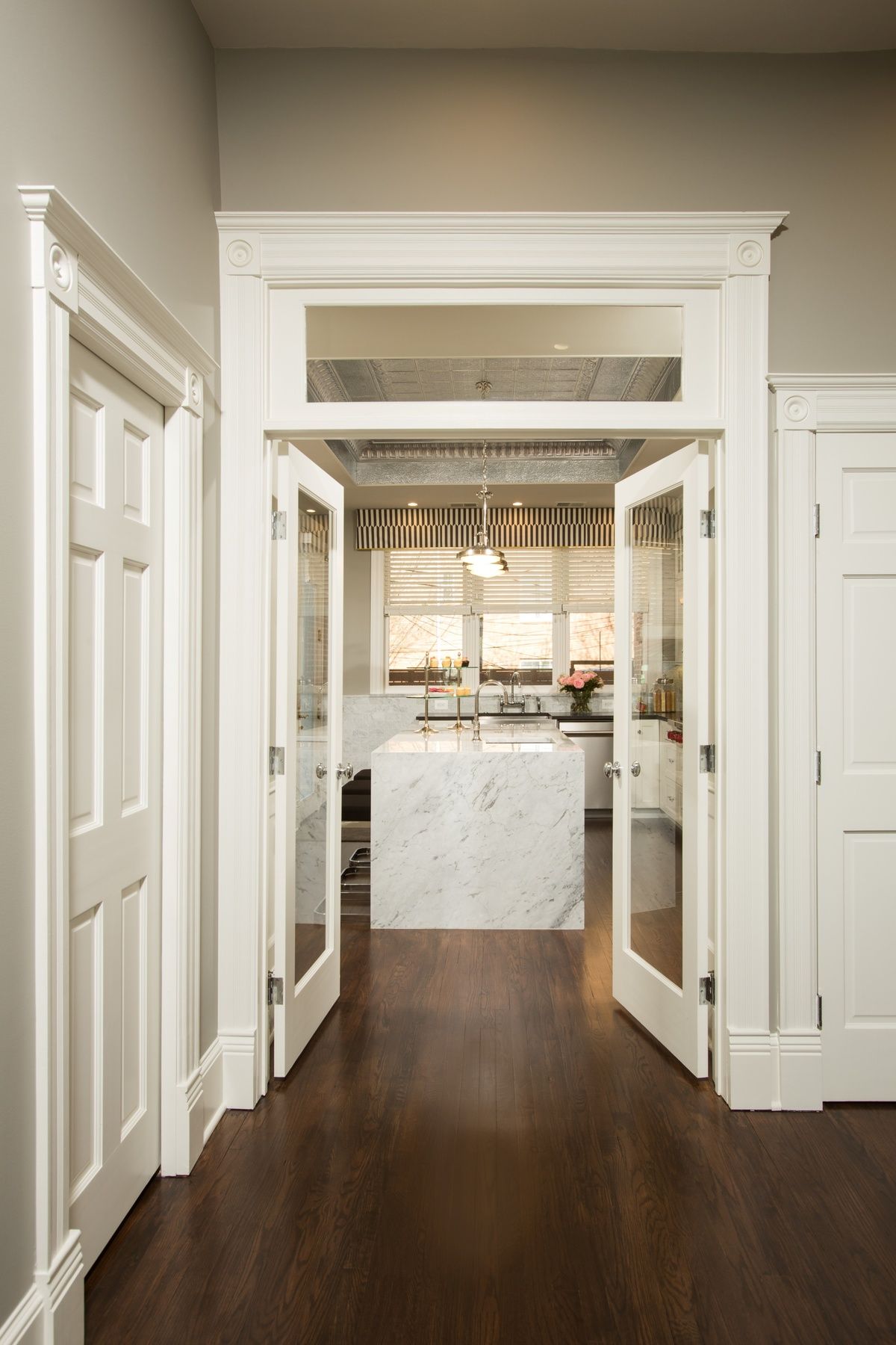 Kitchen showcasing premium appliances, custom cabinetry, and sophisticated design elements in renovated Capitol Hill home