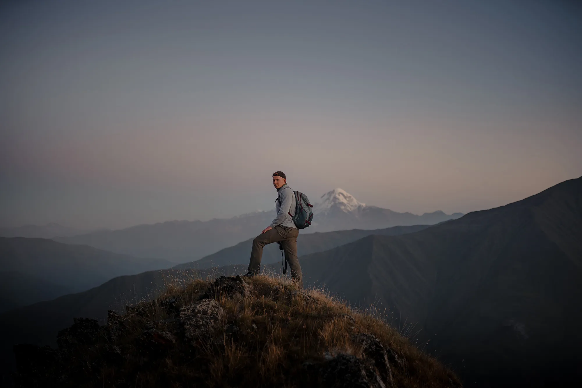 Man on the mountain