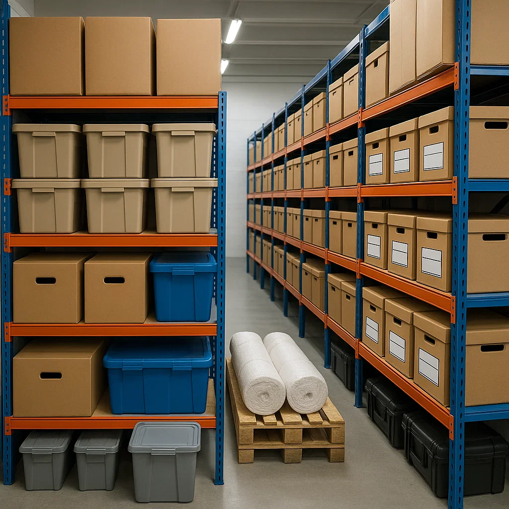 image of finished goods inventory (for a manufacturing plant)