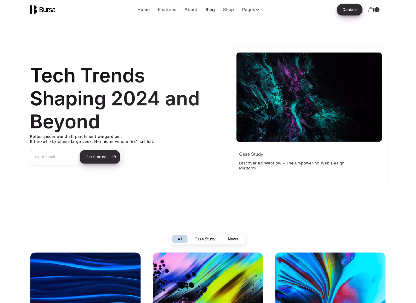 Saas Webflow Template - Bursa - Designed by Azwedo.com and Wedoflow.com