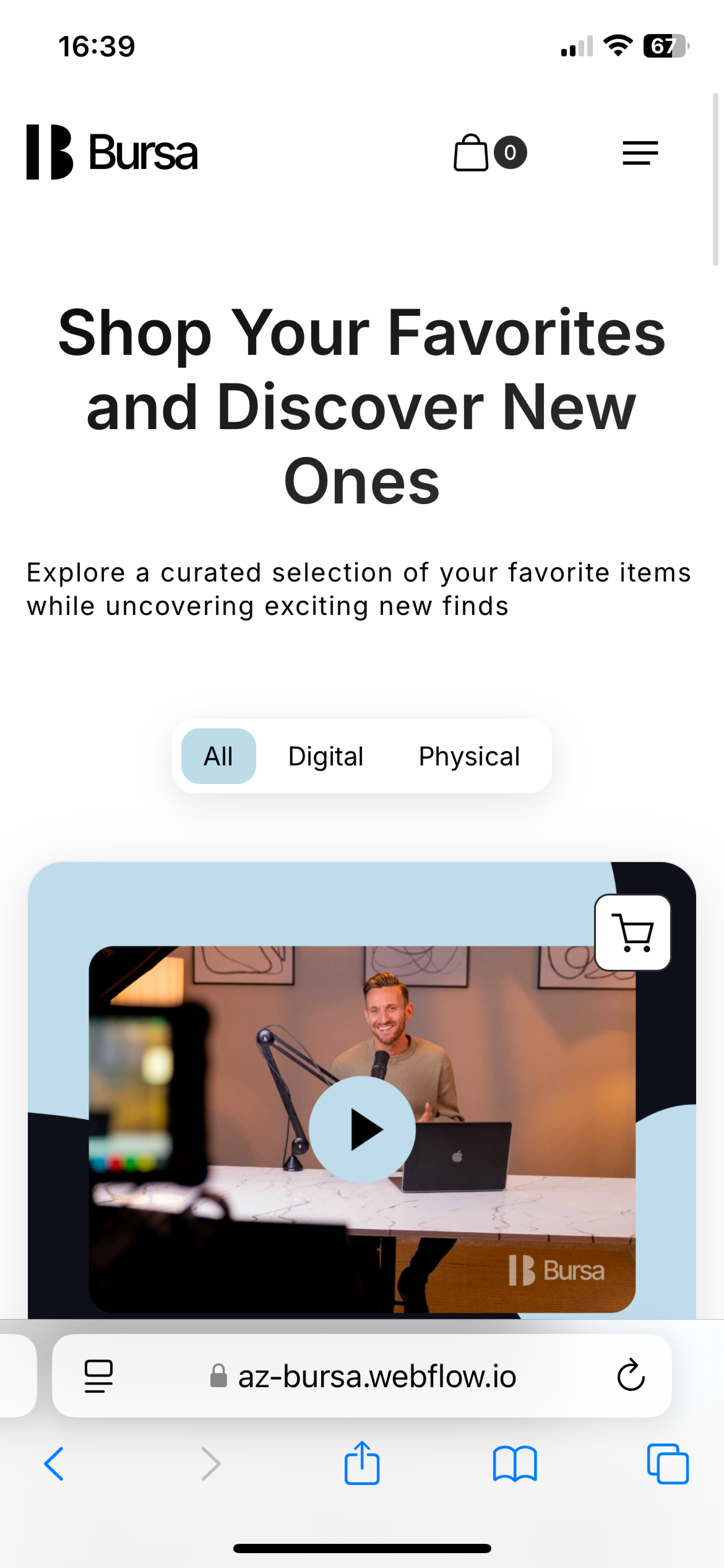 Saas Webflow Template - Bursa - Designed by Azwedo.com and Wedoflow.com