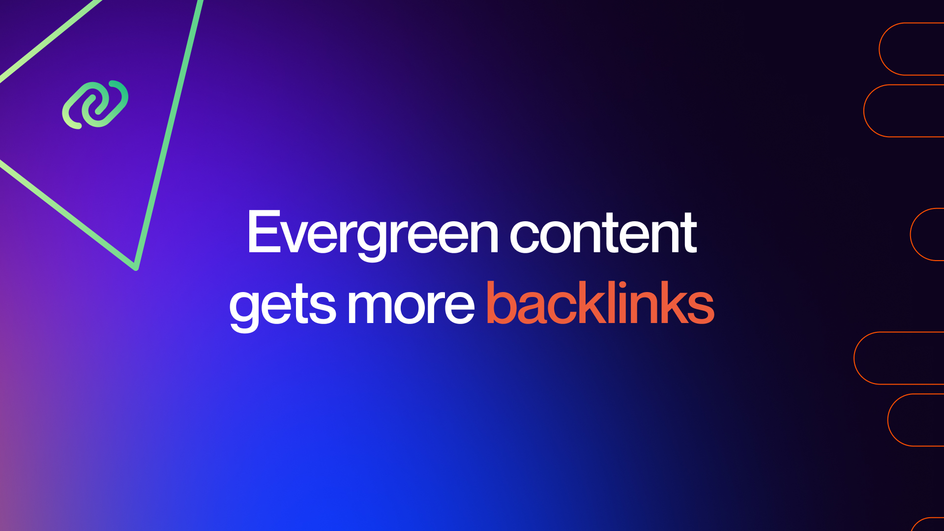 6. Evergreen content gets more backlinks