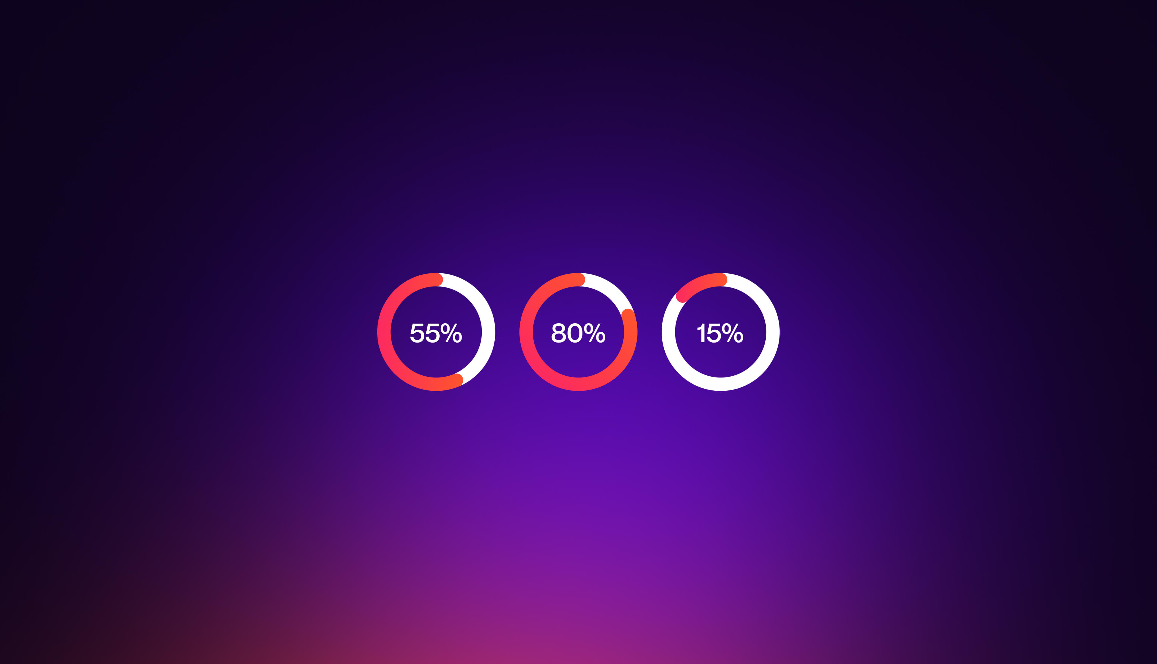 Simple graphic illustrating SaaS SEO metrics.