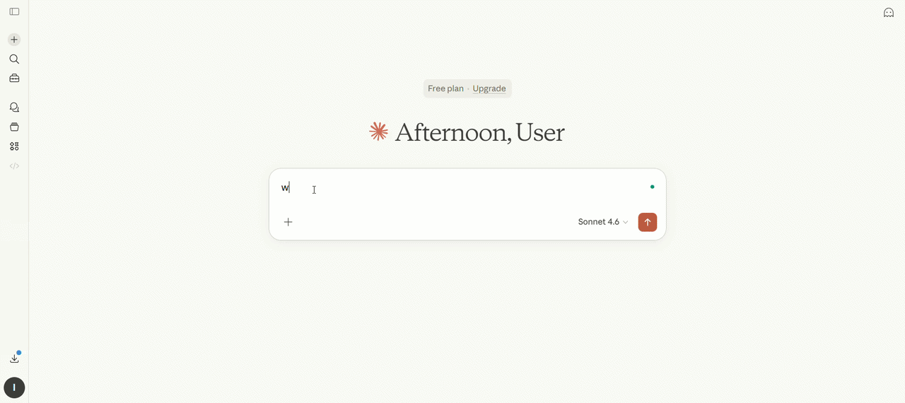 Claude creating structured long-form content.
