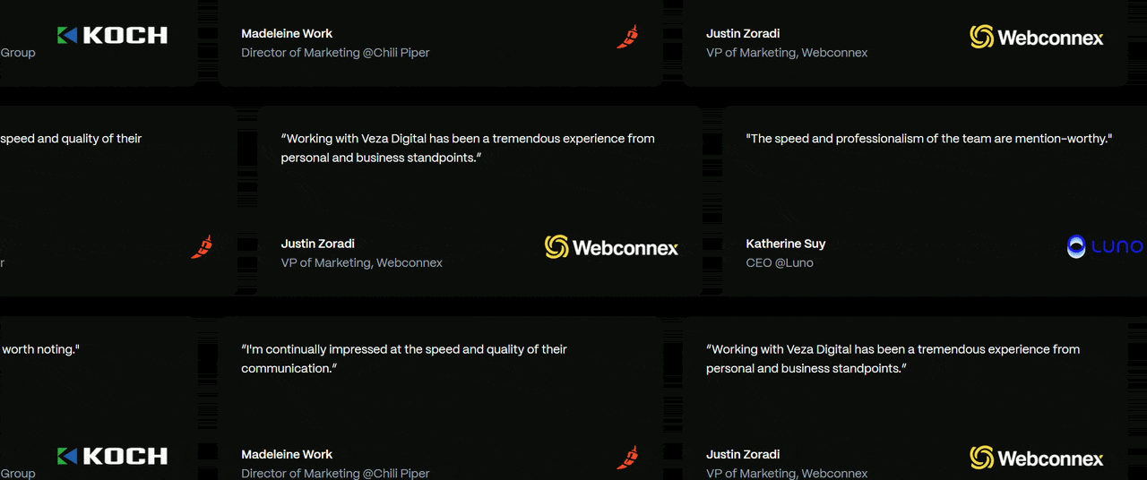 Use of social proof and trust signals on SaaS landing pages to increase user confidence and drive conversions.