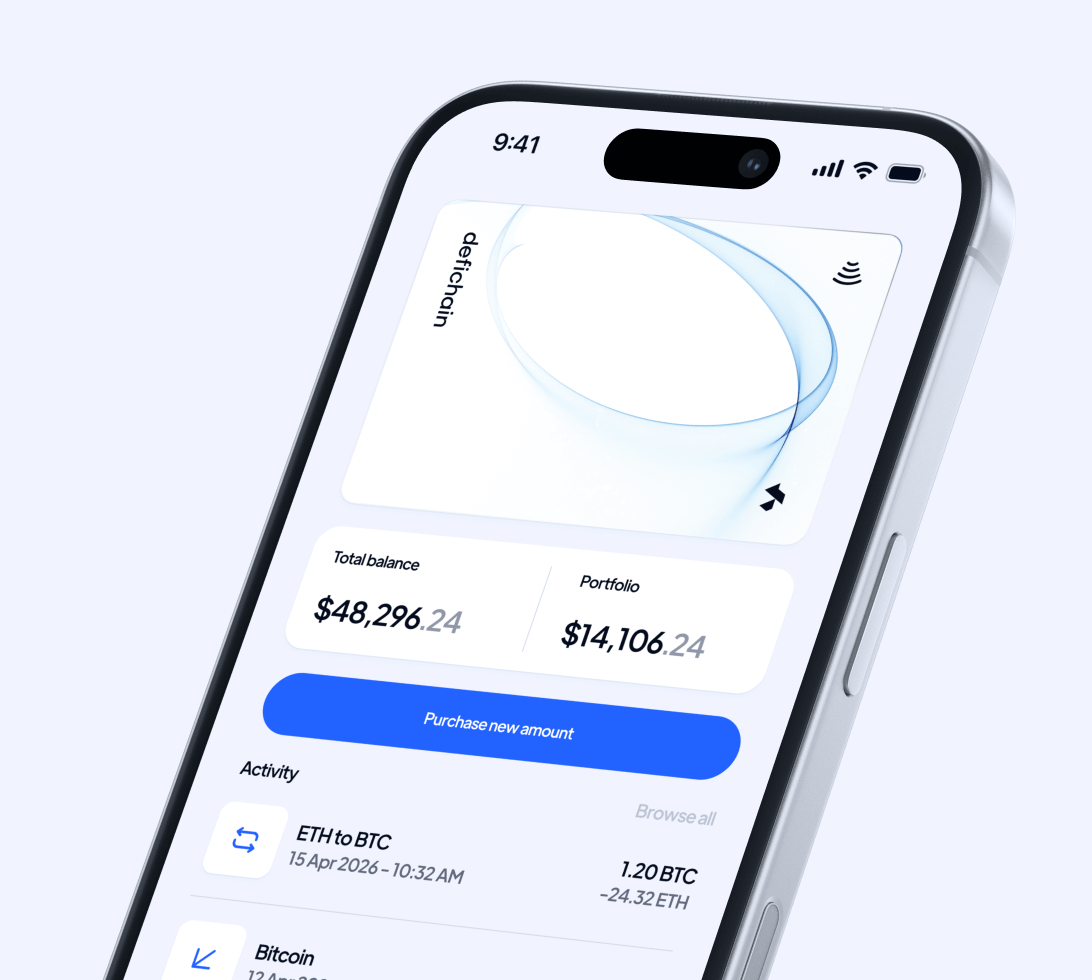 Transfer Dashboard Defichain Webflow Template | BRIX Template