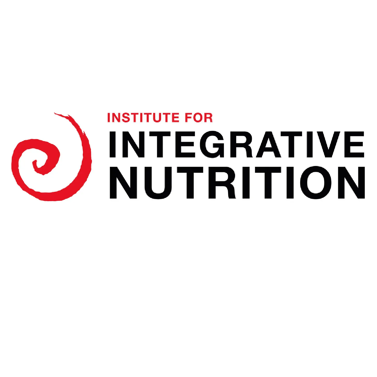 Red spiral logo with text 'Institute for Integrative Nutrition' in black and red letters.