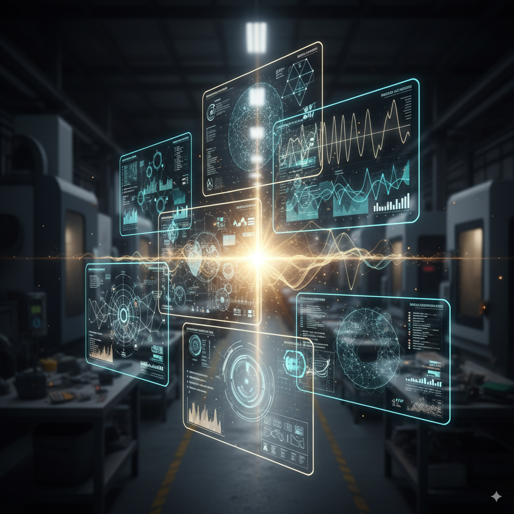 image of ai course modules on screen
