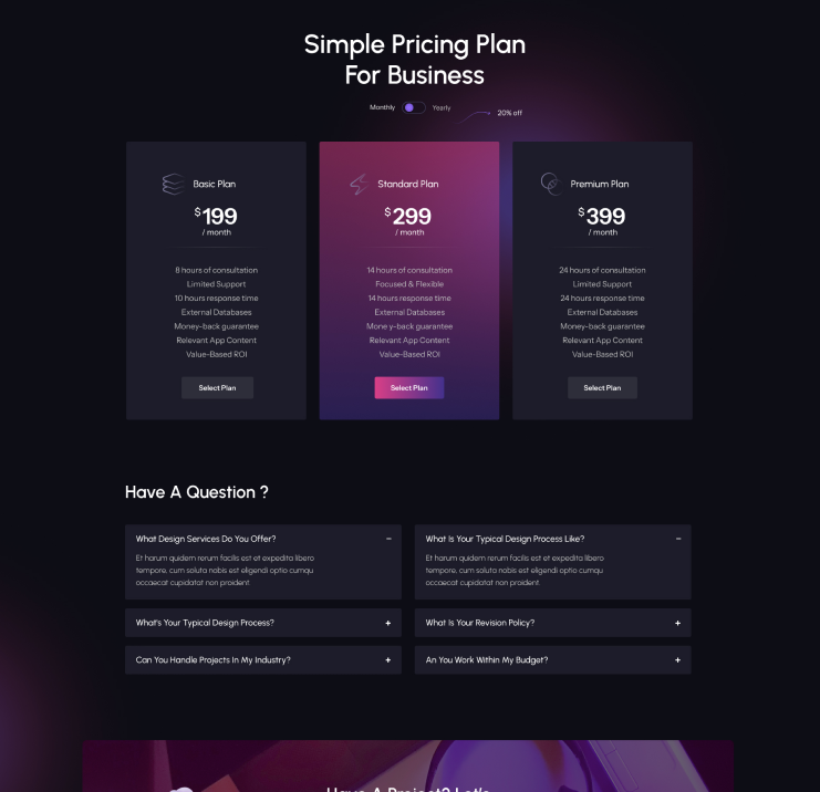 pricing one