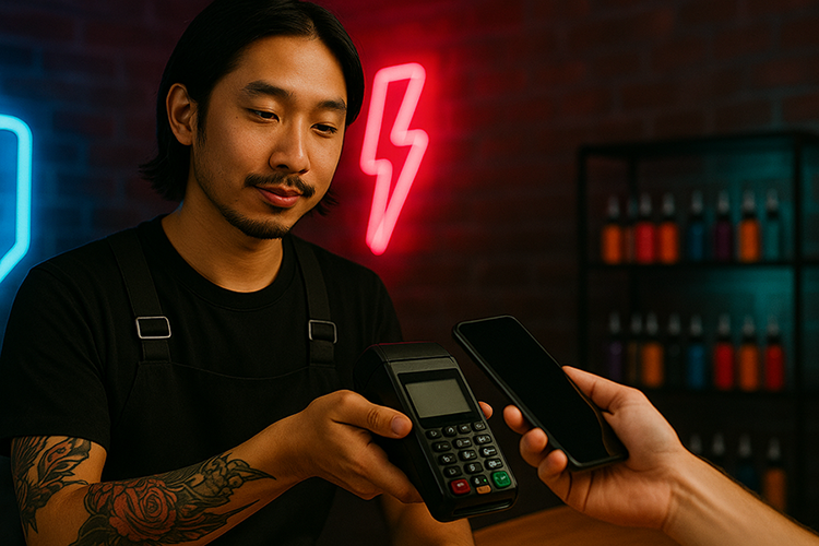 image of an article on a screen (for a social media and communication)