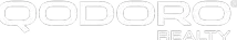 Qodoro Realty text logo in bold block letters.