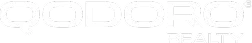 Qodoro Realty text logo in bold block letters.