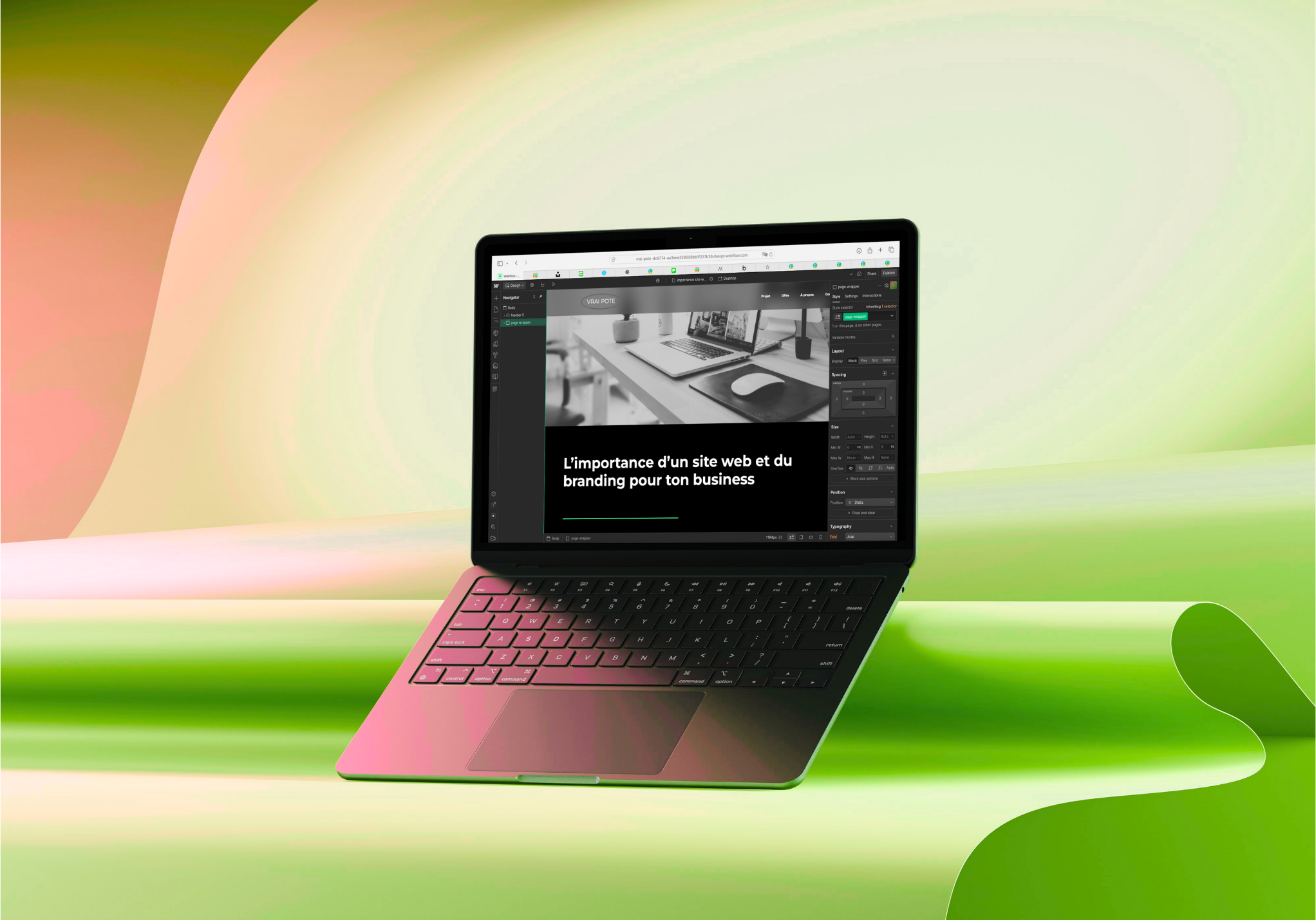 illustration branding de nos publications de blog vrai pote