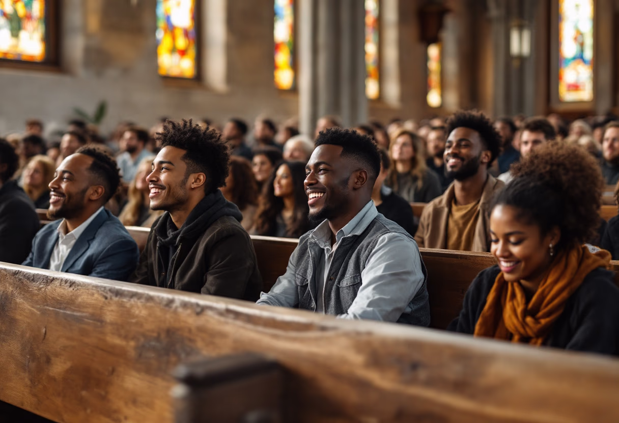 image of church congregation
