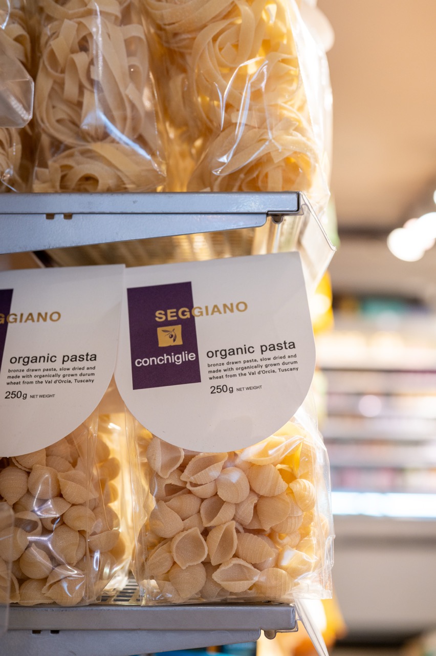 Seggiano økologisk italiensk pasta og pesto