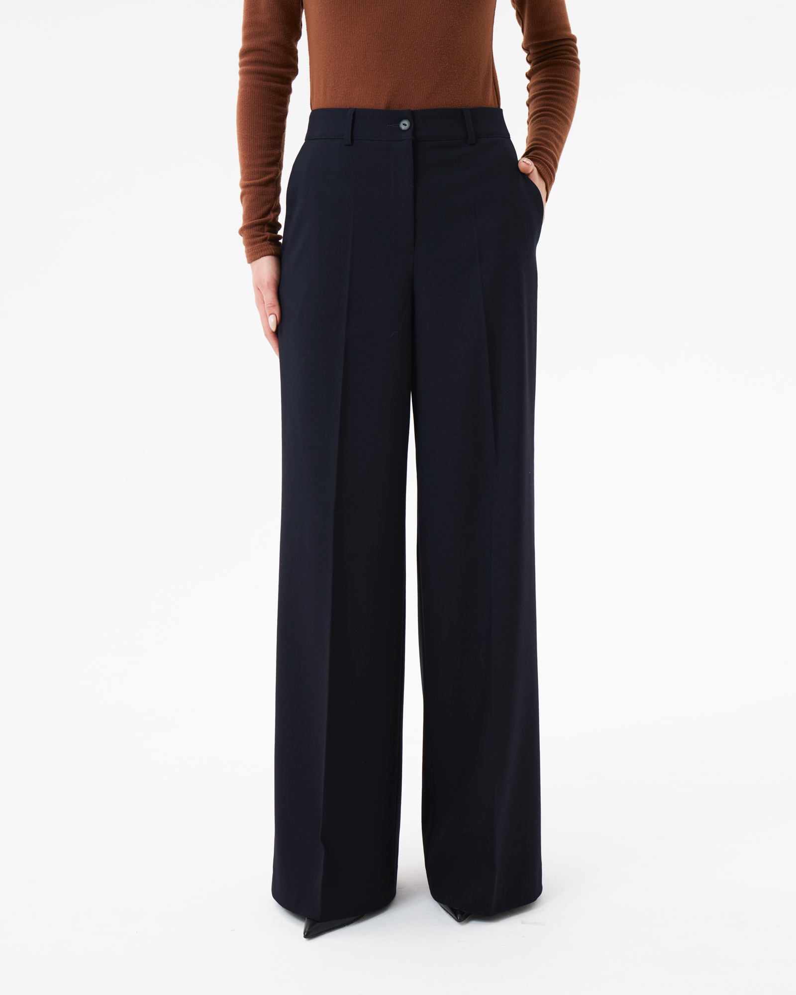 Темно-синие брюки А9.201