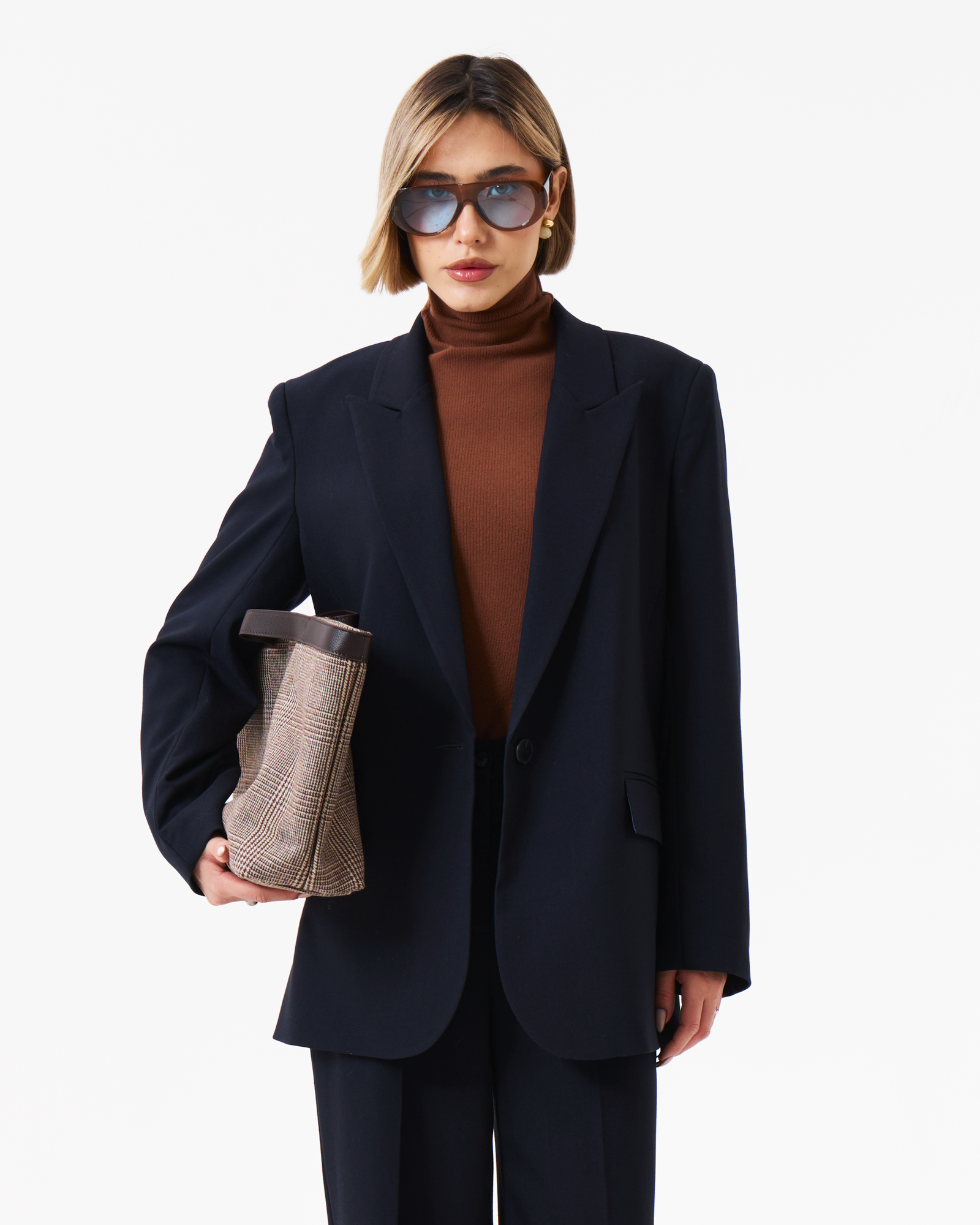 Темно-синий жакет А5.201