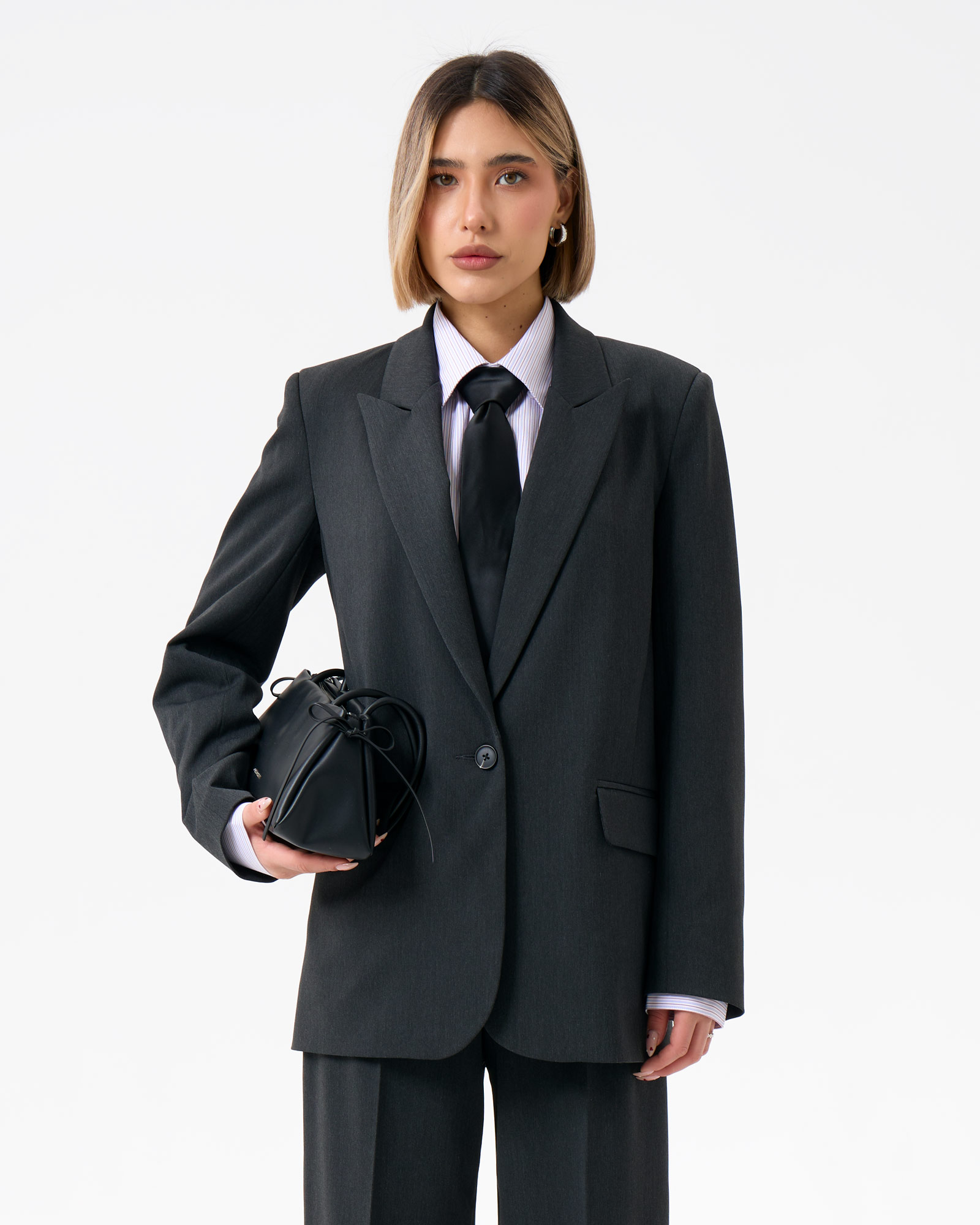 Жакет в графитовом цвете А5.201