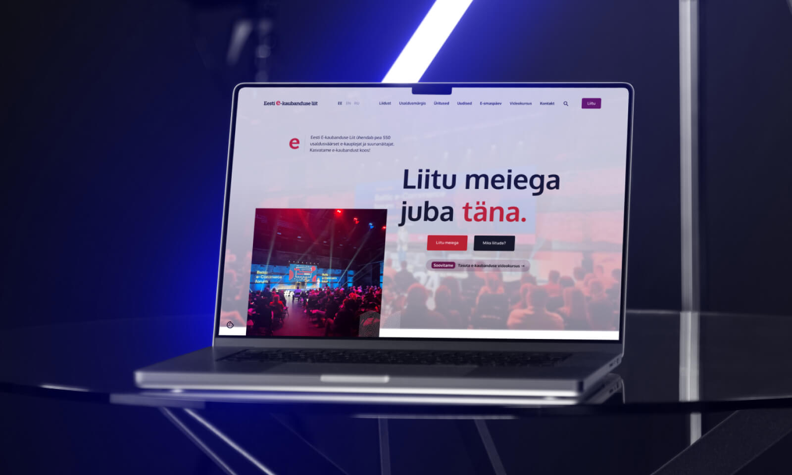 Loov Euroopa veebidiain ja Webflow veebiarendus
