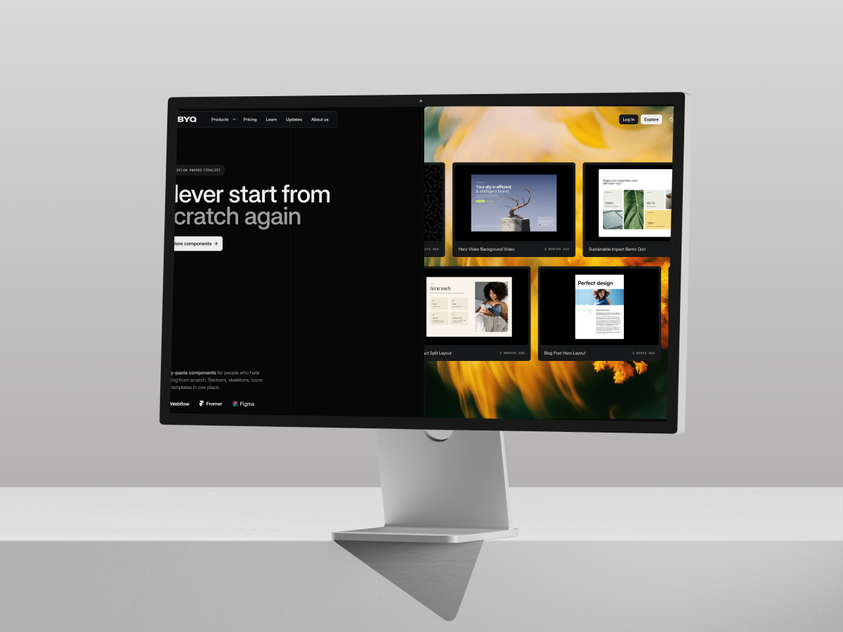 BYQ Supply website project by Eclipso Studio