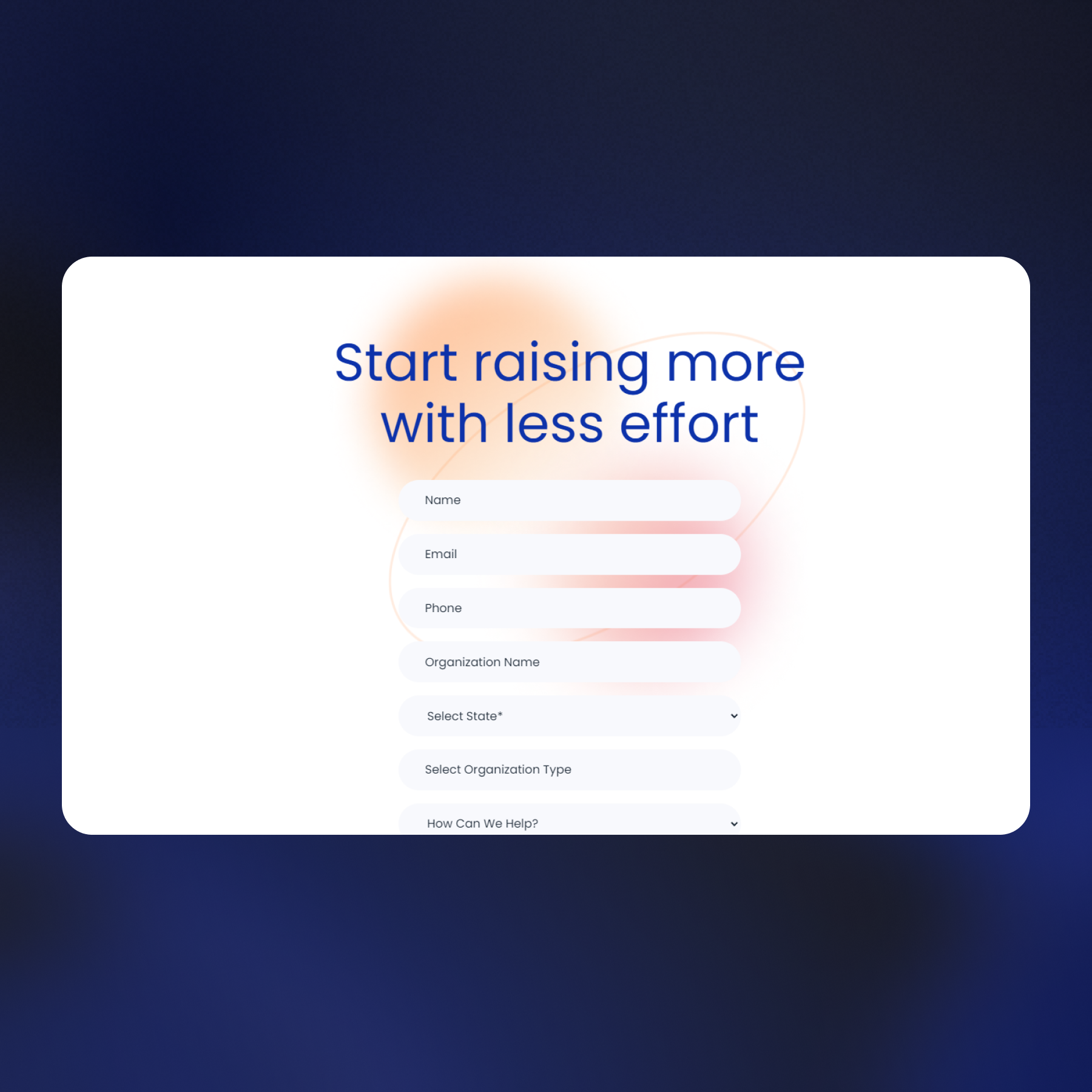 Givebacks Webflow website mockup 4