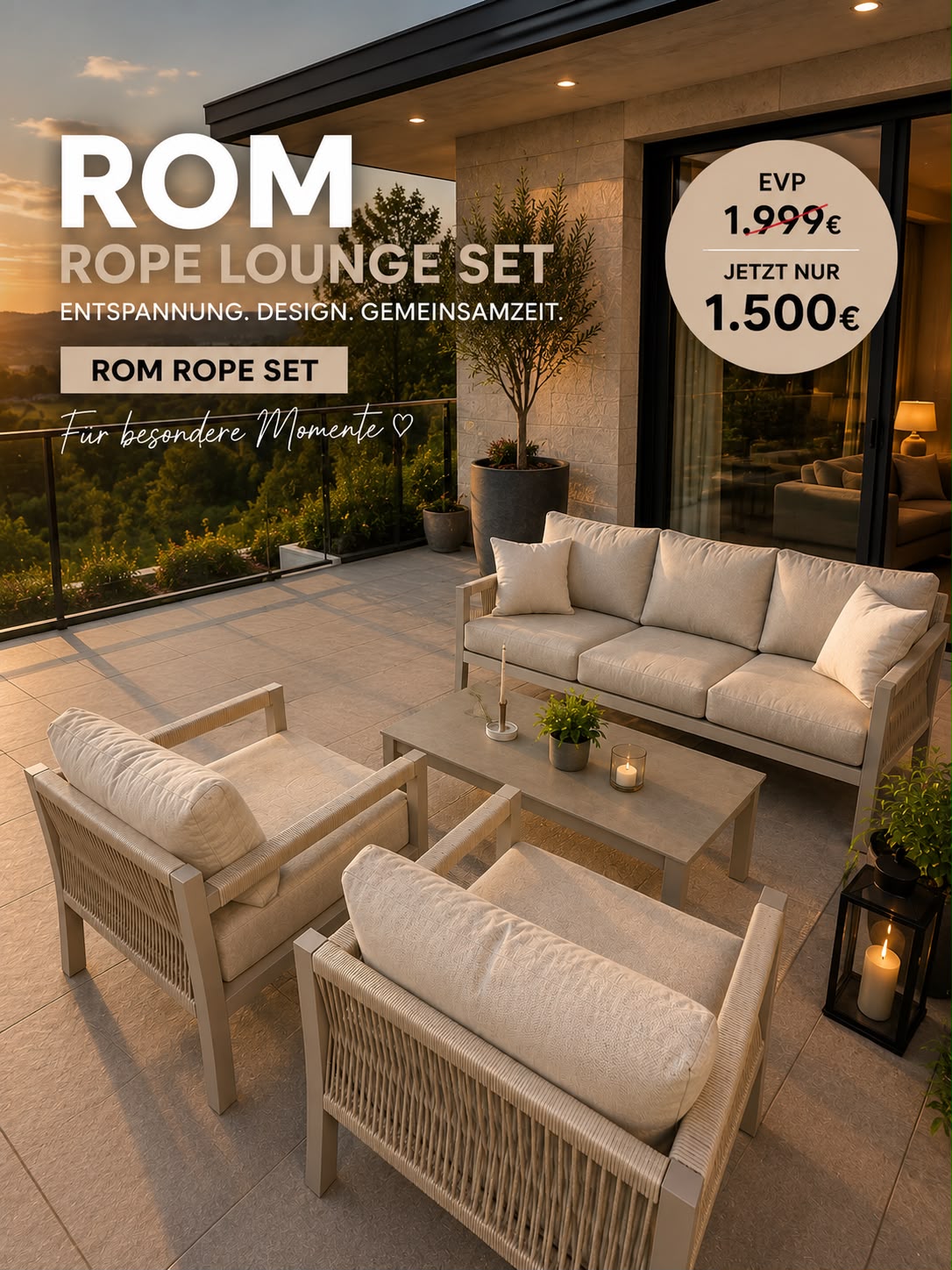 Rom Rope Lounge SET