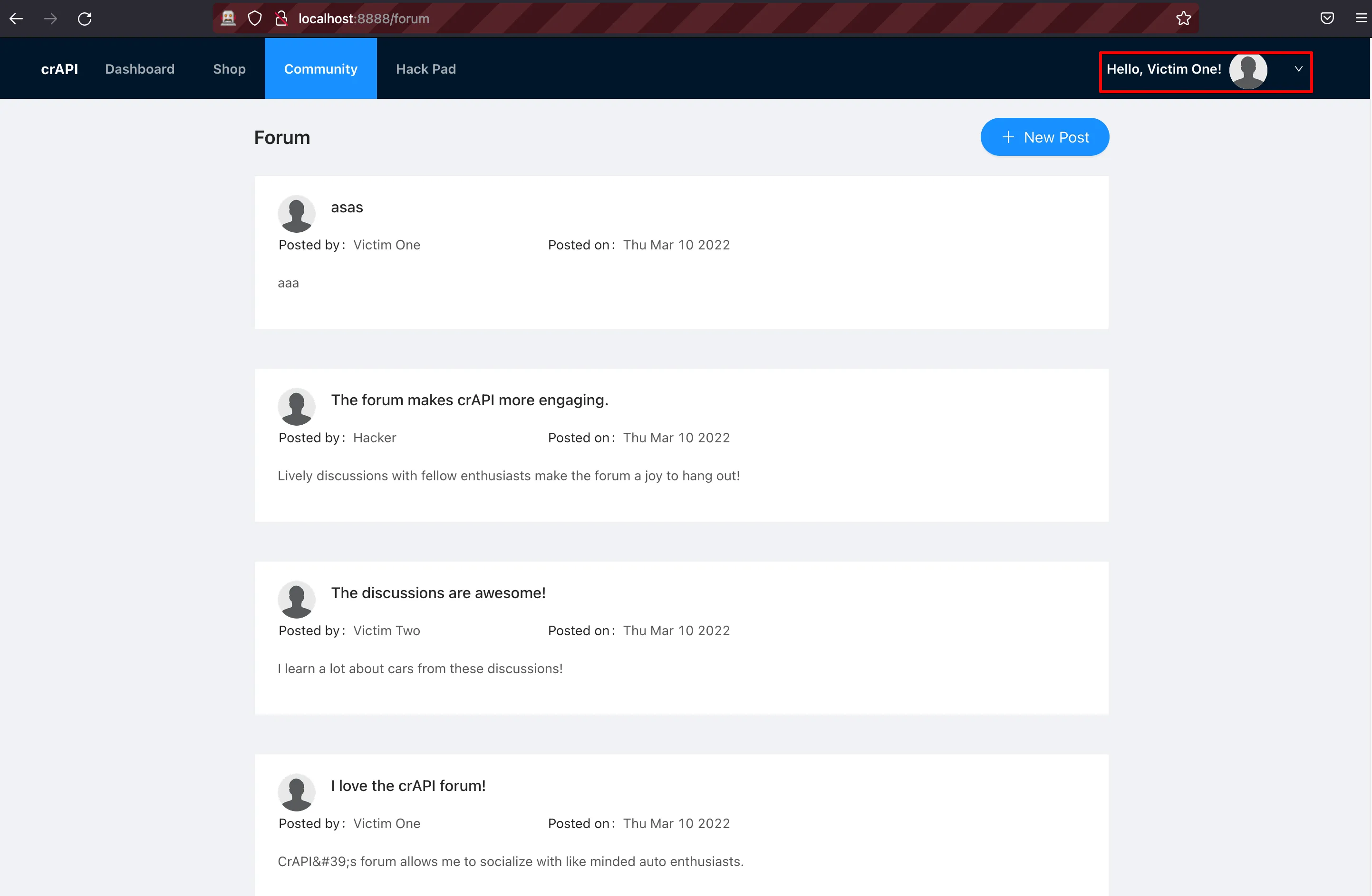 authenticate application