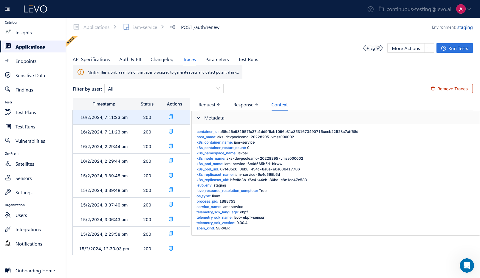 Access Kubernetes Metadata on Linux