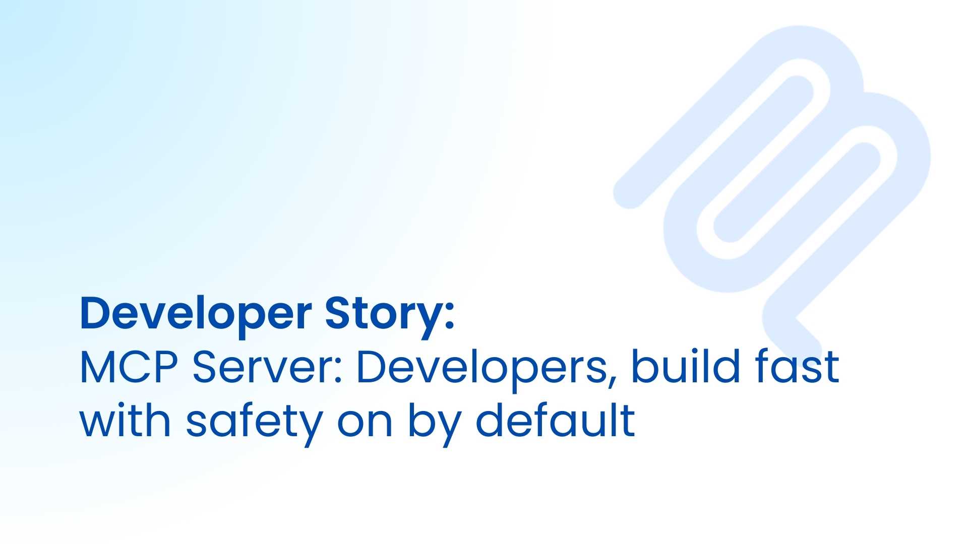 MCP Security: A Developer Play