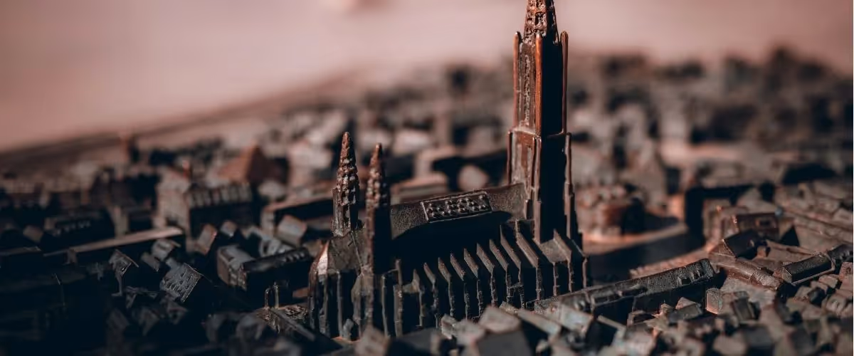 Miniaturmodell des Ulmer Münsters