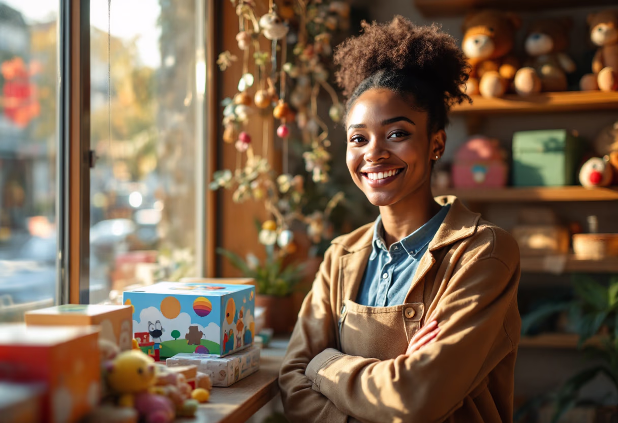 image of store owner or staff (for a toys & game store)