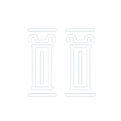 Icon of two classical columns representing Pan Am Brands.