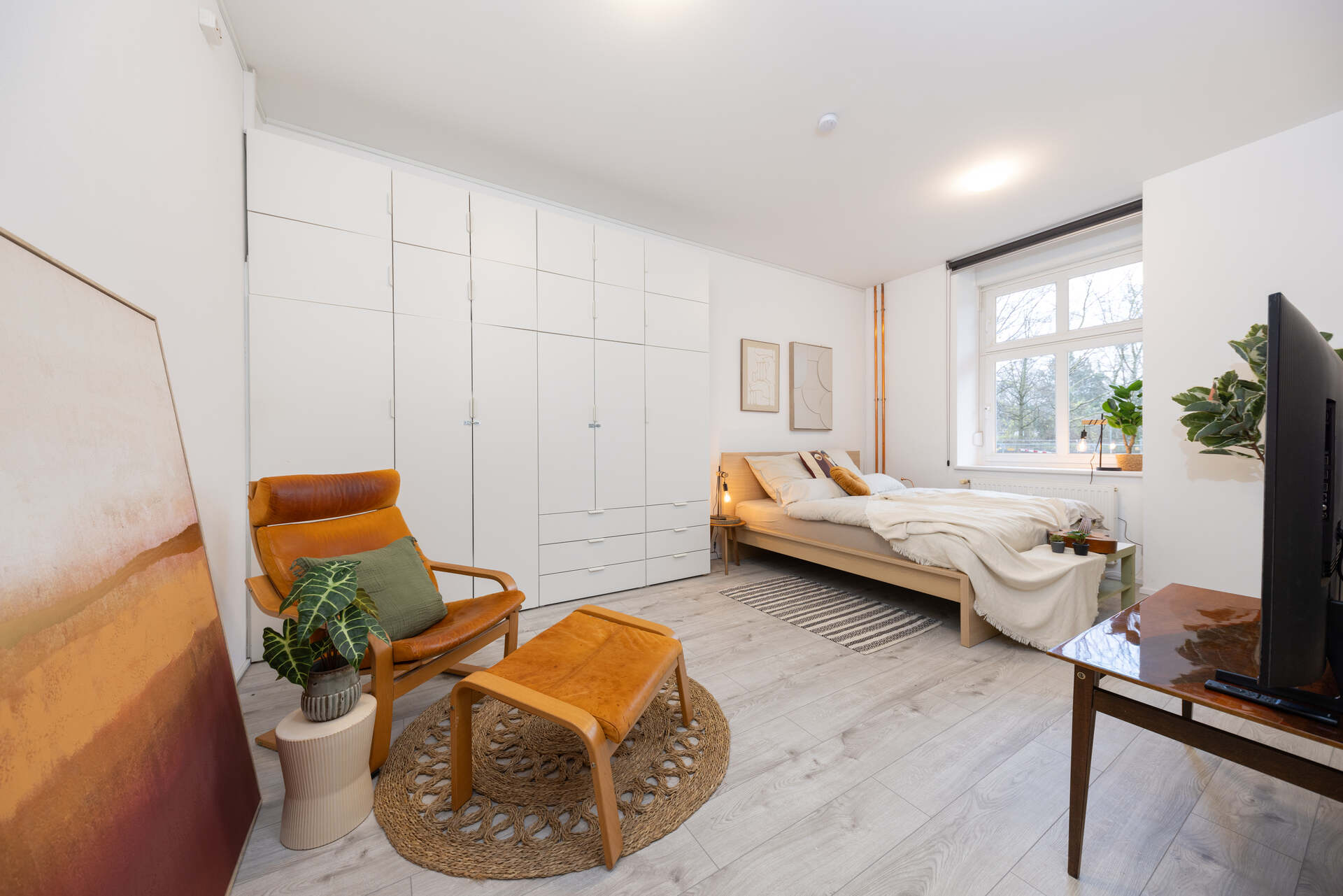 Schlafzimmer und Lounge-Sessel