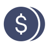Dollar sign icon