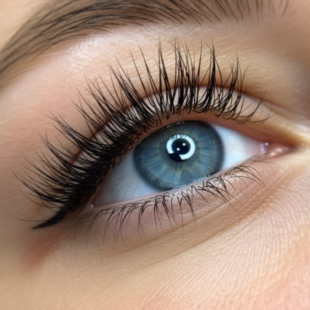 Eyeliner -pigmentoitu yläluomi