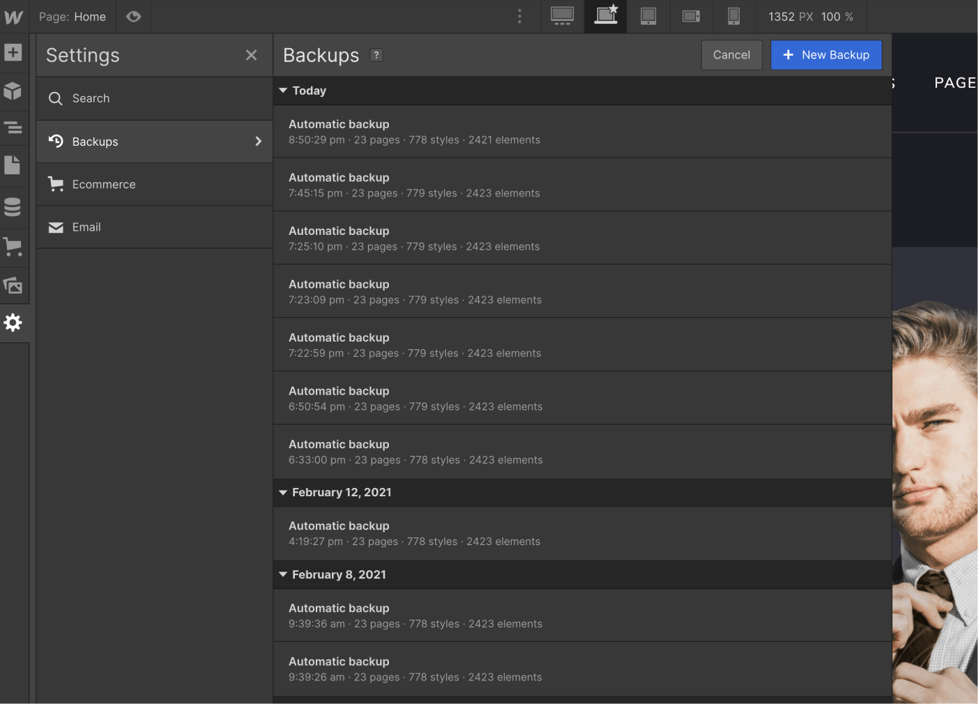 Backups - Lawyer Webflow Template