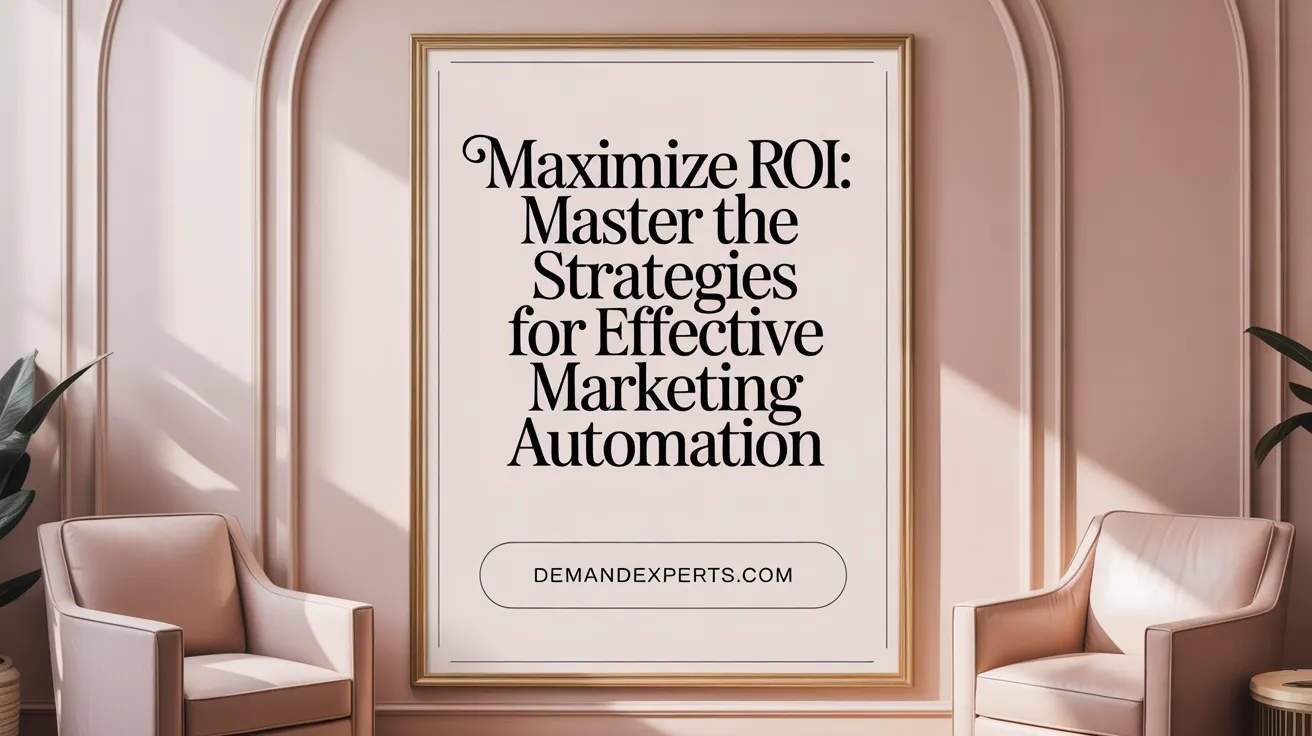 Maximize ROI: Master the Strategies for Effective Marketing Automation