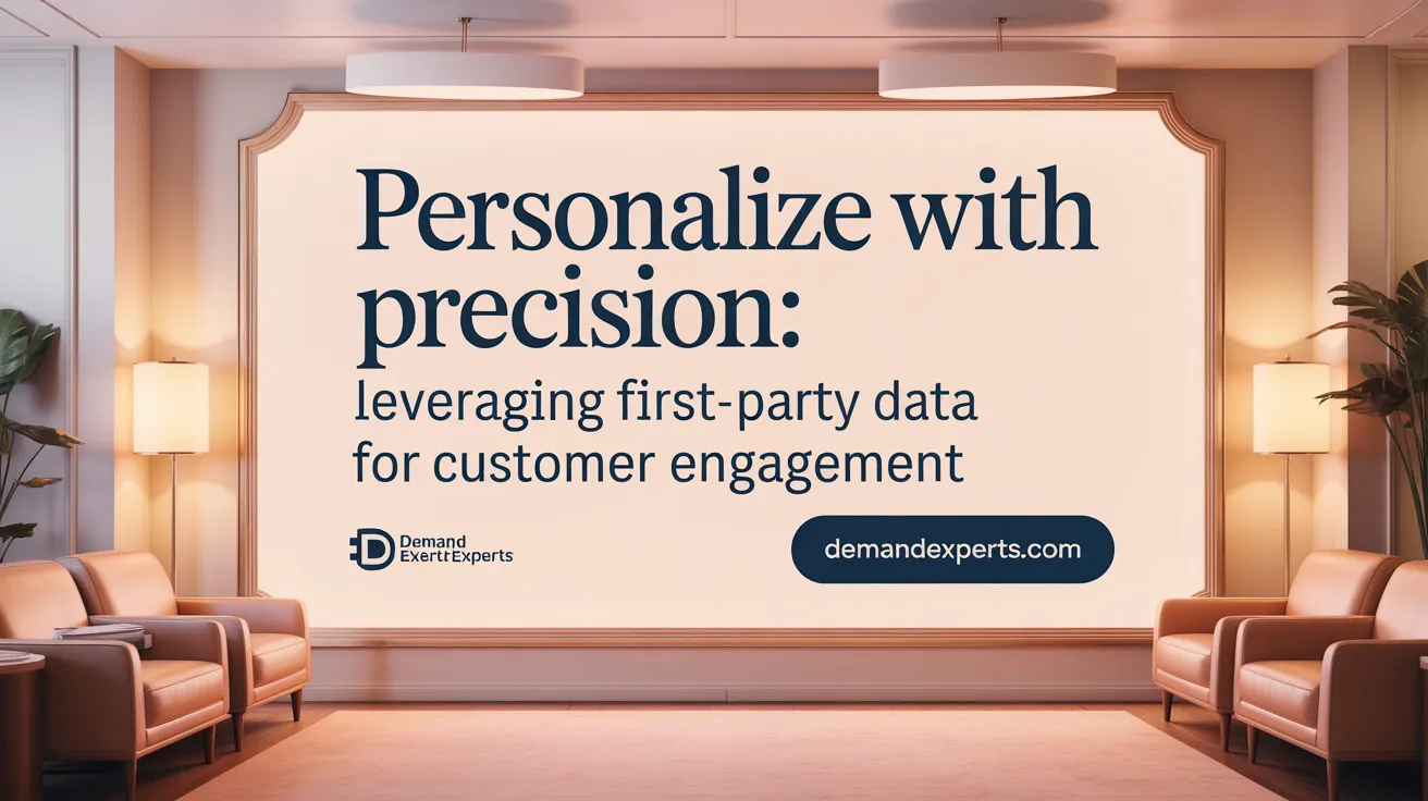 Personalize with Precision: Leveraging First-Party Data for Customer Engagement
