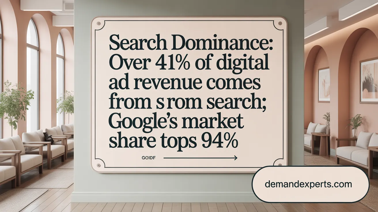 Search Dominance: Over 41% of Digital Ad Revenue Comes from Search; Google’s Market Share Tops 94%