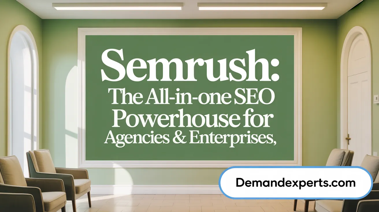 Semrush: The All-in-One SEO Powerhouse for Agencies &amp; Enterprises