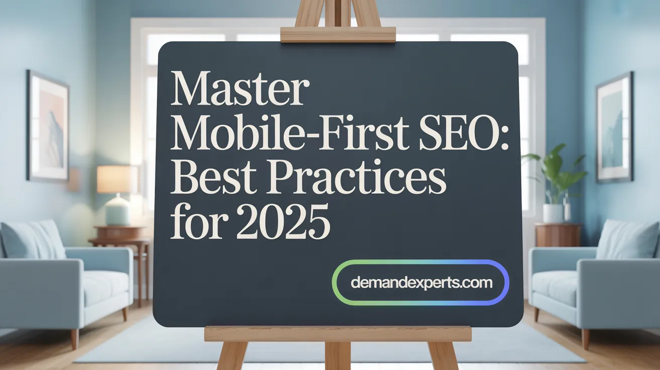 Master Mobile-First SEO: Best Practices for 2025