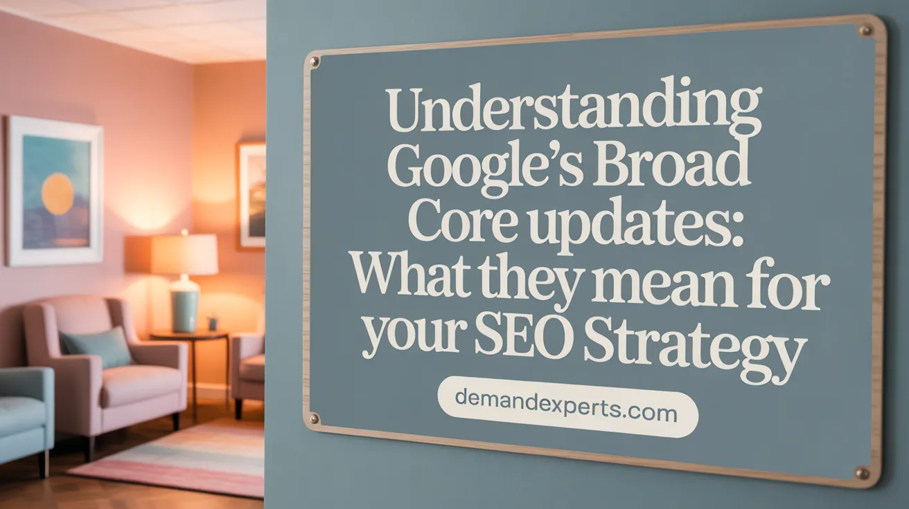 Understanding Google's Broad Core Updates: What They Mean for Your SEO Strategy