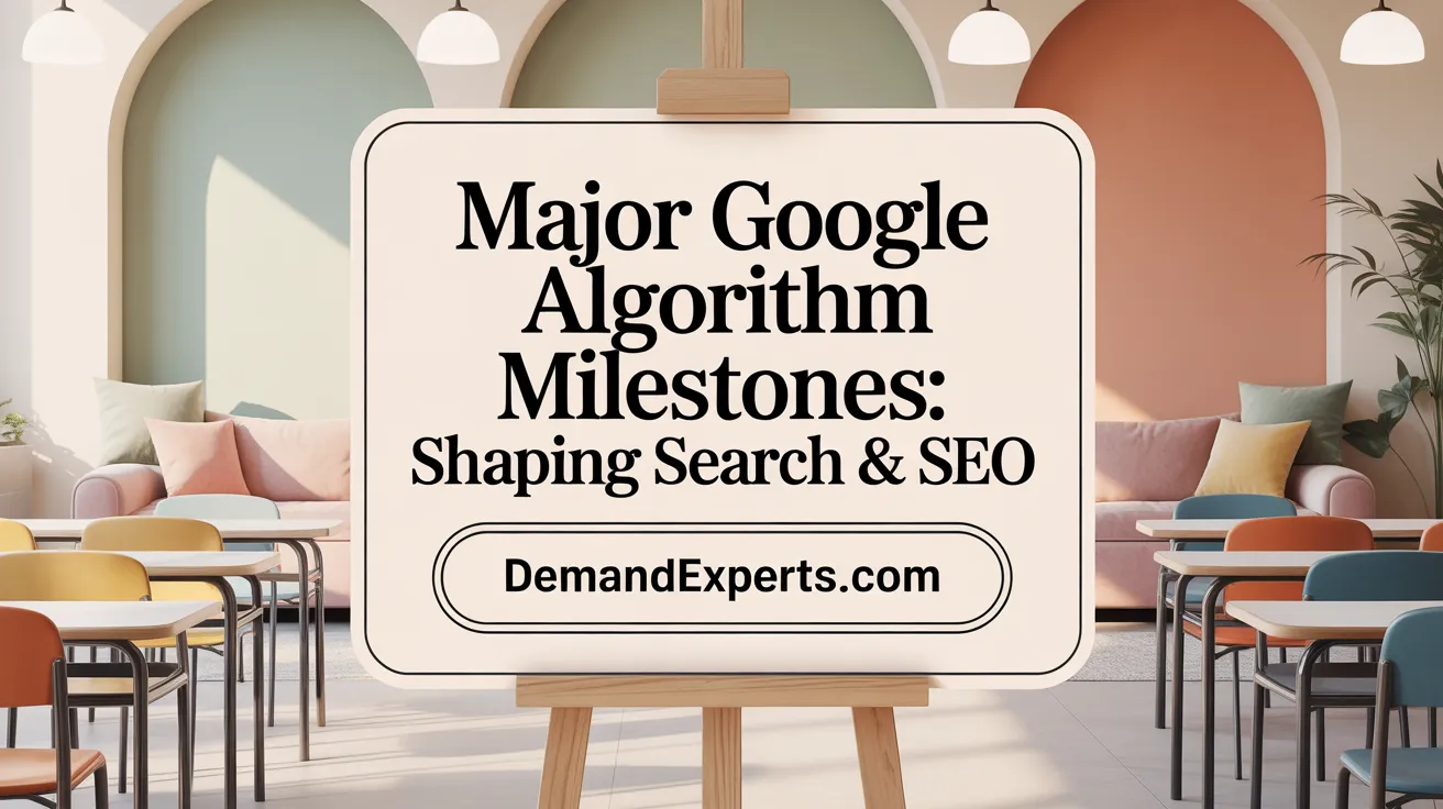 Major Google Algorithm Milestones: Shaping Search &amp; SEO