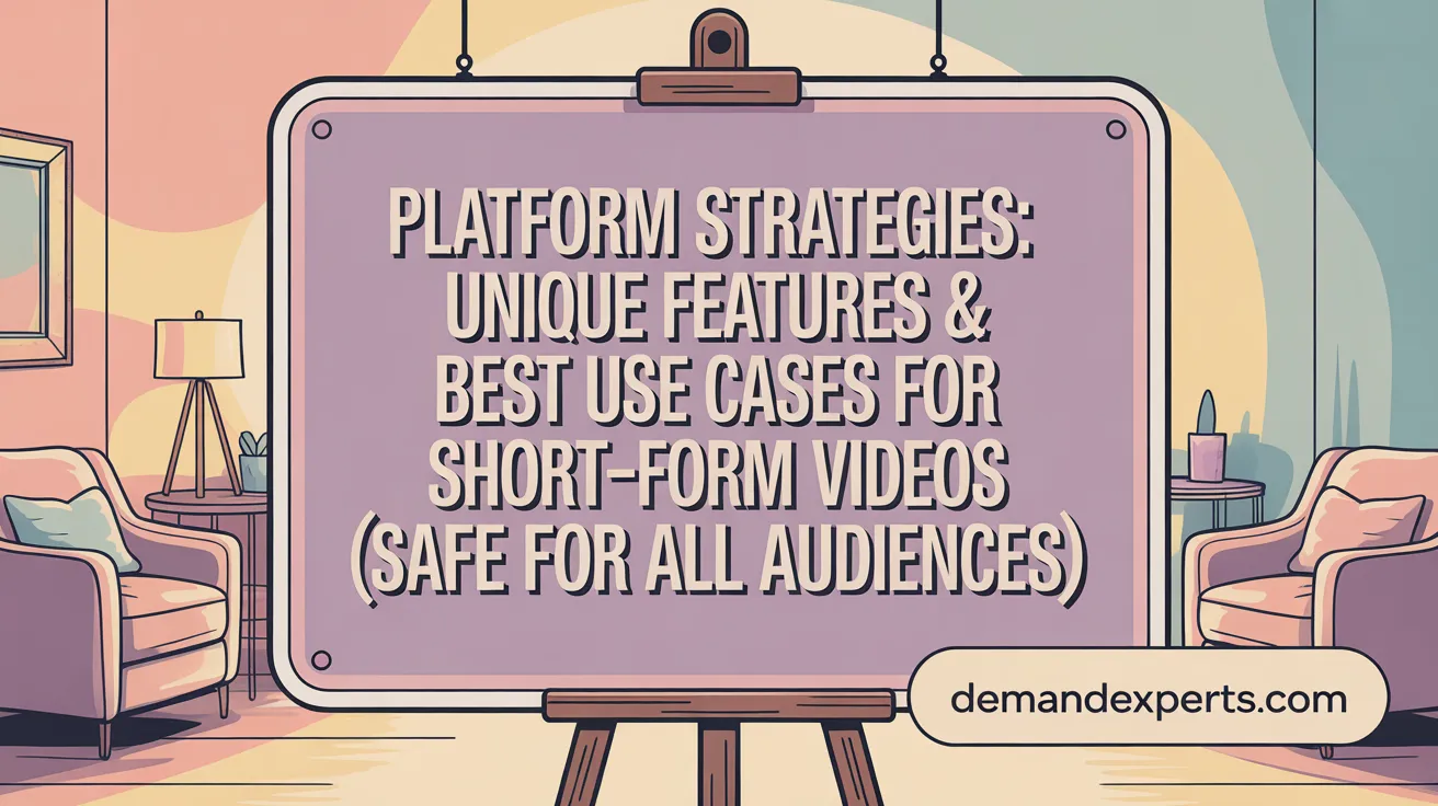Platform Strategies: Unique Features &amp; Best Use Cases for Short-Form Videos
