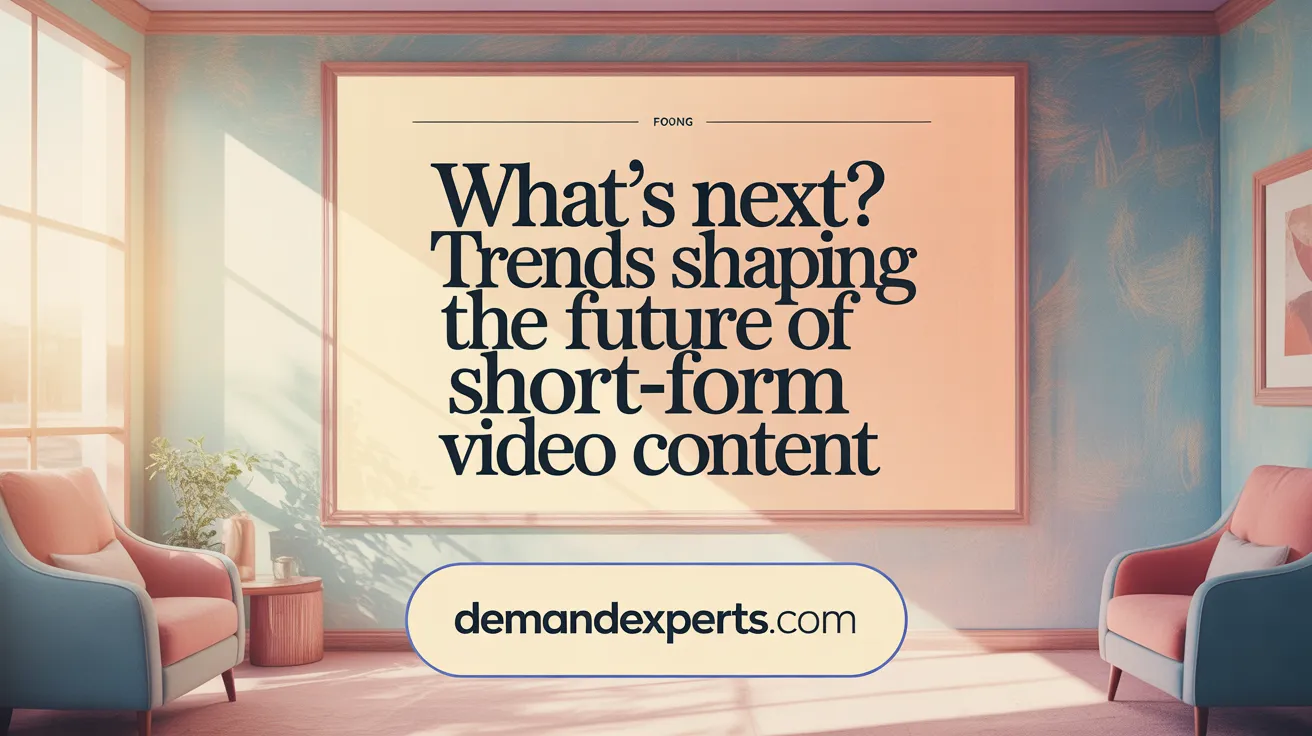 What’s Next? Trends Shaping the Future of Short-Form Video Marketing