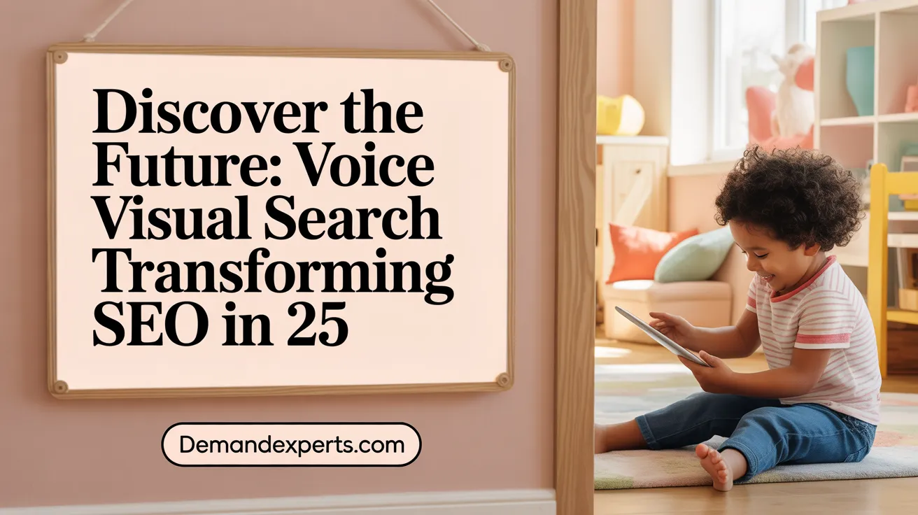 Discover the future: Voice and visual search transforming SEO in 2025